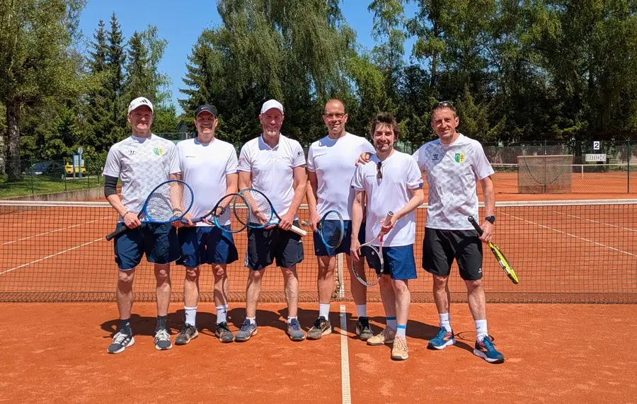 Teamfoto von Herren 40